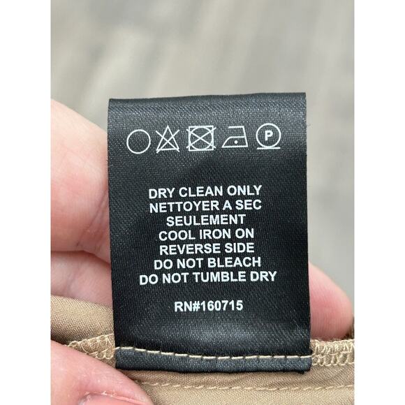 SER.O.YA Womens Size XS Emma Dress Brown Silk Ruched High Slit Strappy Back NWT - Picture 13 of 13